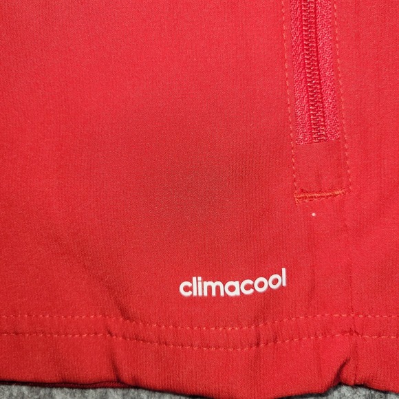 Adidas Soccer Jacket Kids Size XS Condivo 16 Red Full Zip AP5210 Track - Picture 6 of 14